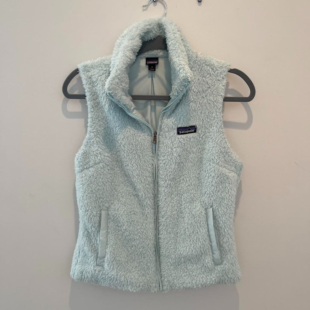 Patagonia Light Blue Fleece Vest